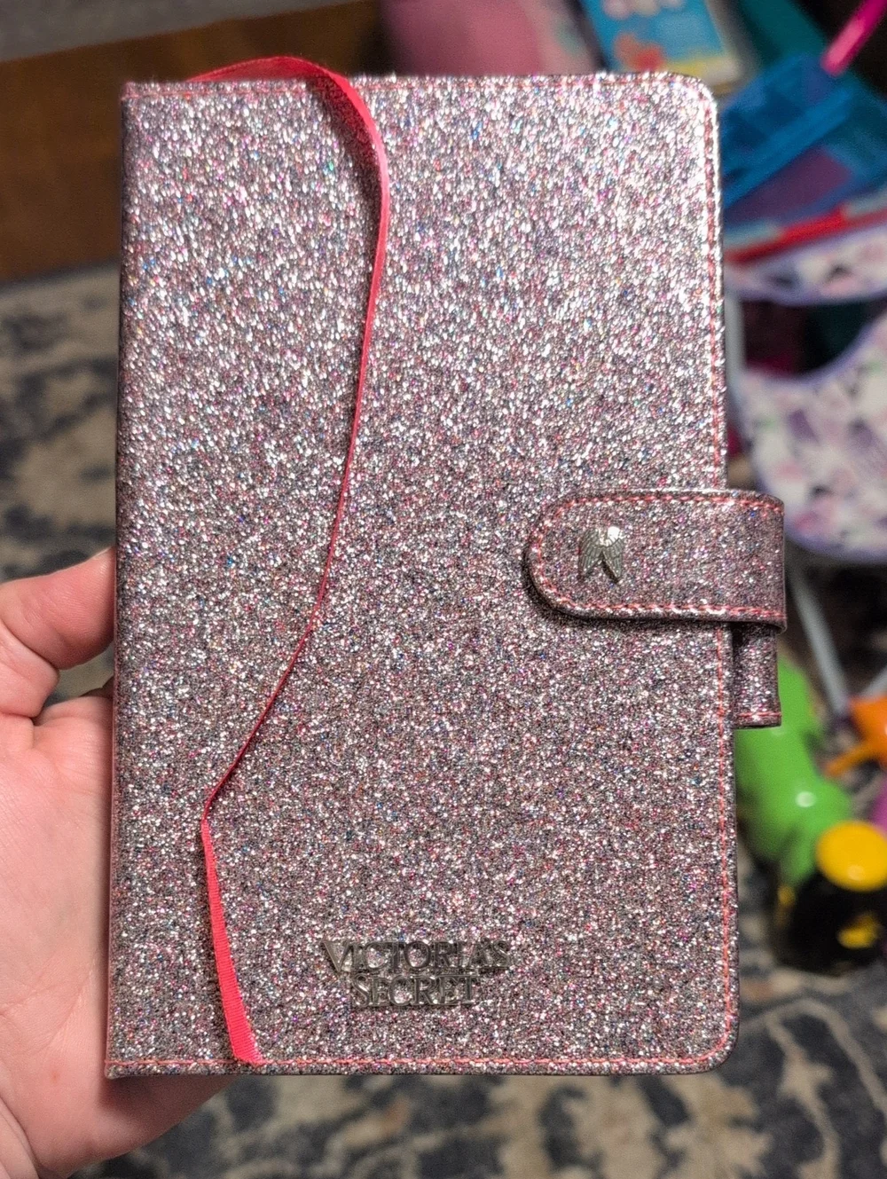 Victoria's Secret Glitter Pink Journal